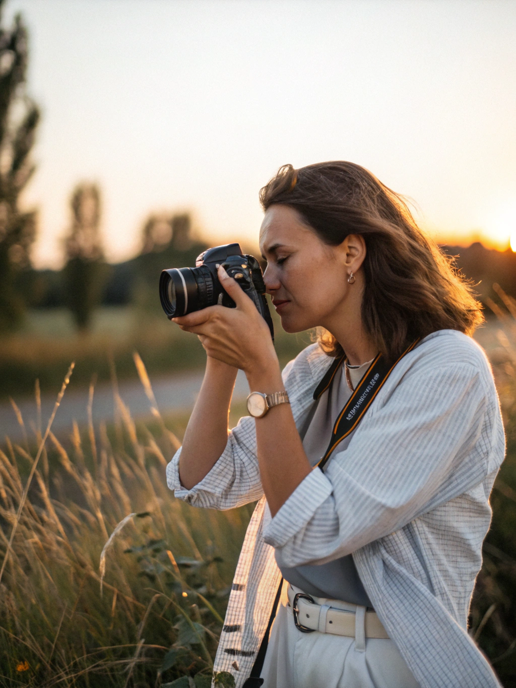 Fotografin Edina von EZE Vision mit Kamera